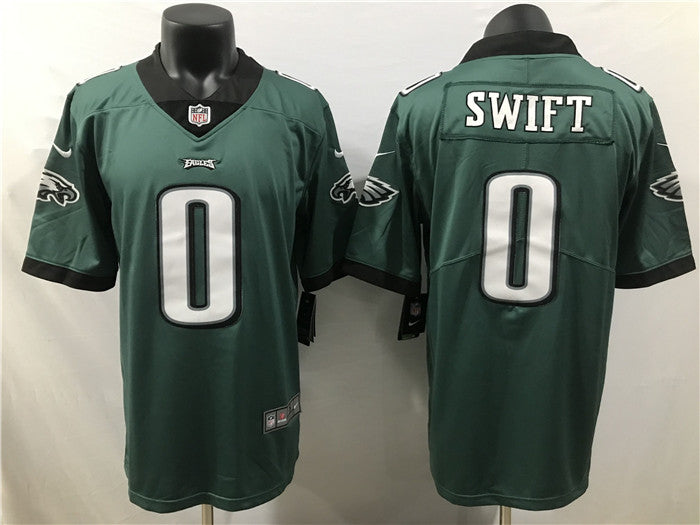 D'Andre Swift Philadelphia Eagles green Vapor jersey