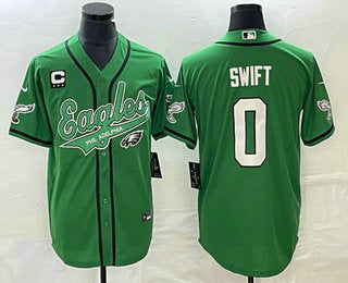 DAndre Swift Philadelphia Eagles green jersey