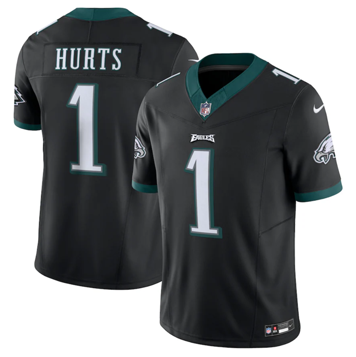 Jalen Hurts Philadelphia Eagles black Vapor jersey