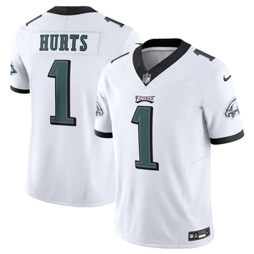 Jalen Hurts Philadelphia Eagles white Vapor jersey