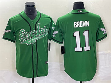 A. J Philadelphia Eagles brown jersey