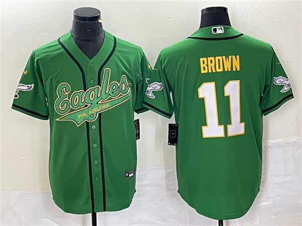 A. J Philadelphia Eagles brown jersey