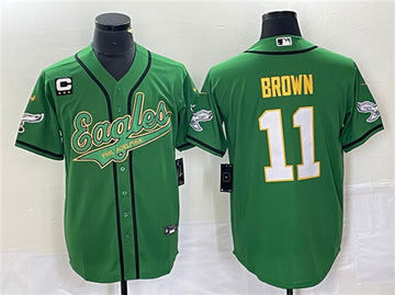 A. J Philadelphia Eagles brown jersey