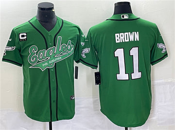 A. J Philadelphia Eagles brown jersey