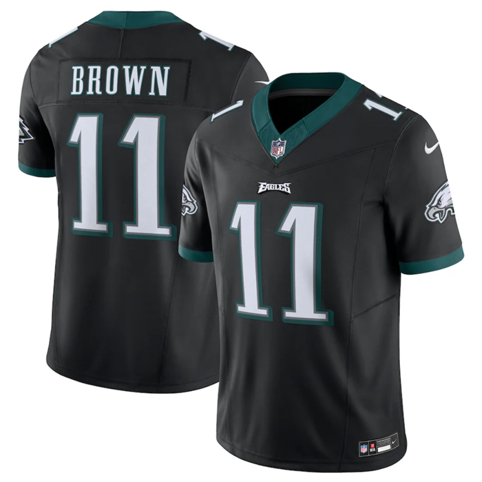 A.J. Brown Philadelphia Eagles black Vapor jersey