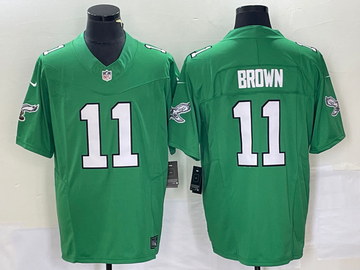 AJ Brown Philadelphia Eagles green FUSE jersey