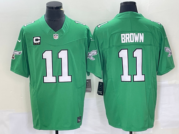 AJ Brown Philadelphia Eagles green FUSE jersey