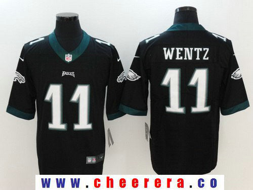 Carson Wentz Philadelphia Eagles black Vapor jersey