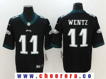 Carson Wentz Philadelphia Eagles black Vapor jersey
