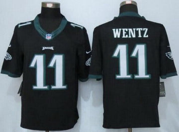 Carson Wentz Philadelphia Eagles black Limited jersey