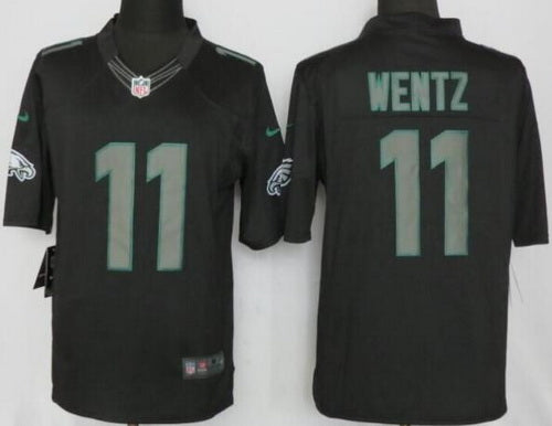 Carson Wentz Philadelphia Eagles black Limited jersey