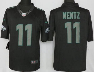 Carson Wentz Philadelphia Eagles black Limited jersey