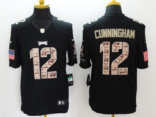 Randall Cunningham Philadelphia Eagles black Salute To Service jersey