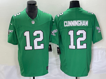 Randall Cunningham Philadelphia Eagles green Vapor jersey