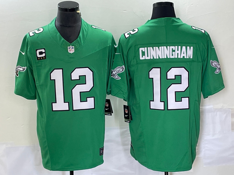 Randall Cunningham Philadelphia Eagles green Vapor jersey