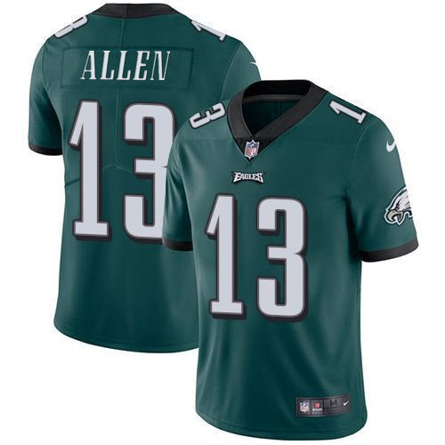 Devon Allen Philadelphia Eagles green Vapor jersey
