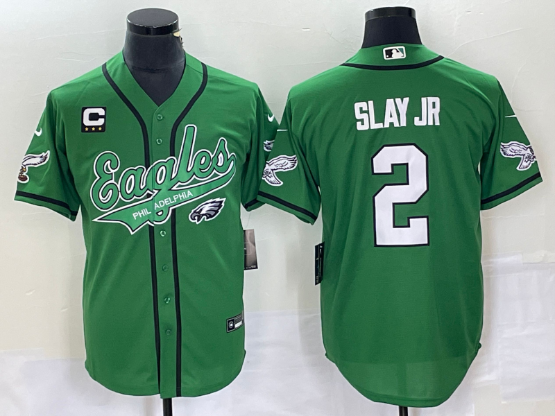 Darius Slay Jr Philadelphia Eagles green jersey