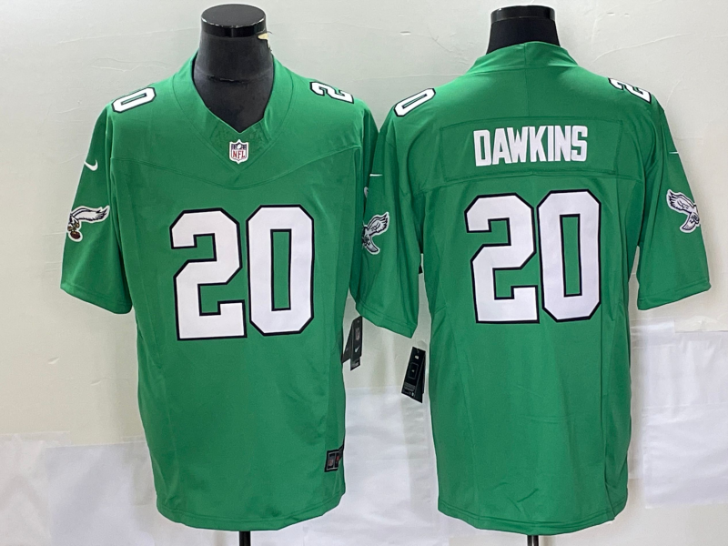 Brian Dawkins Philadelphia Eagles green Vapor jersey