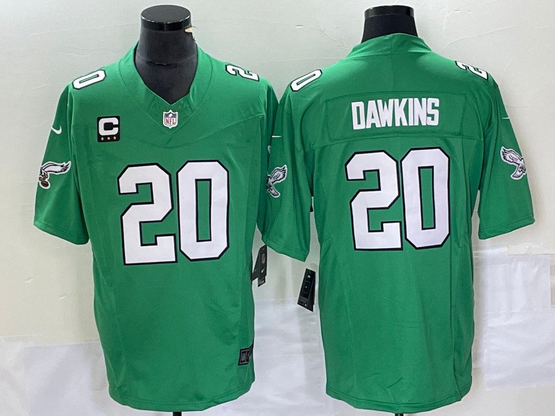 Brian Dawkins Philadelphia Eagles green Vapor jersey