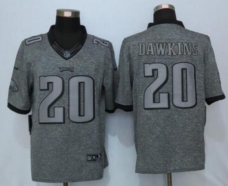 Brian Dawkins Philadelphia Eagles gray Limited jersey