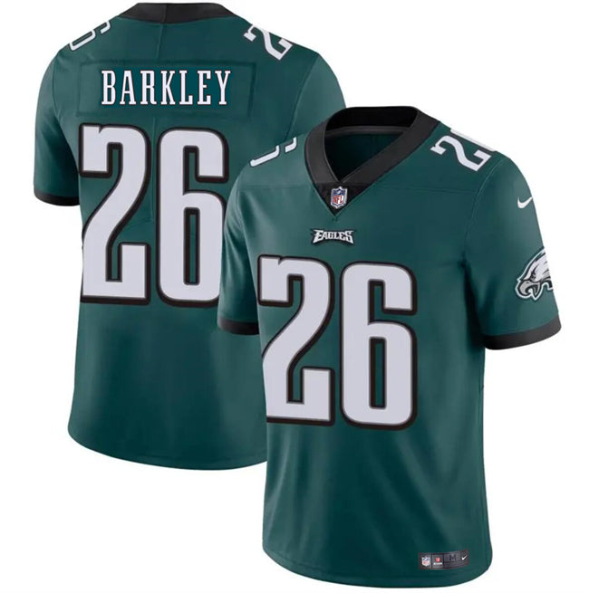 Saquon Barkley Philadelphia Eagles green Vapor jersey