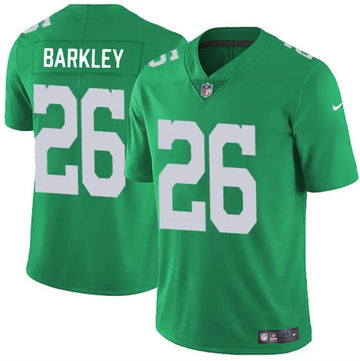 Saquon Barkley Philadelphia Eagles green Vapor jersey