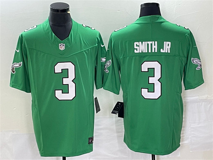 Nolan Smith Jr Philadelphia Eagles green Vapor jersey