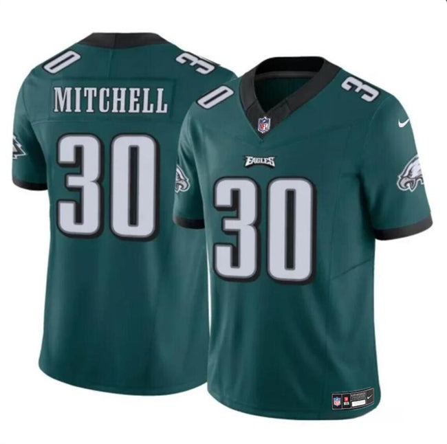 Quinyon Mitchell Philadelphia Eagles green Vapor jersey