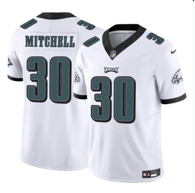 Quinyon Mitchell Philadelphia Eagles white Vapor jersey