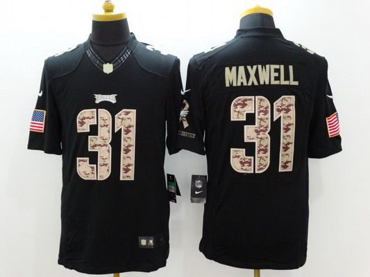 Byron Maxwell Philadelphia Eagles black Salute To Service jersey