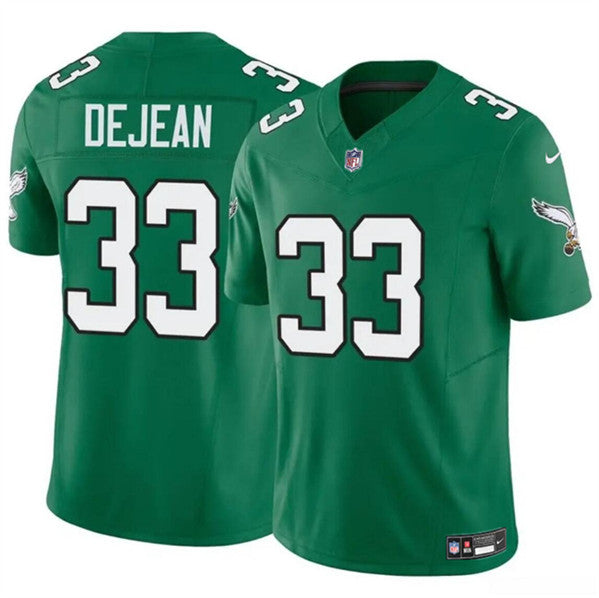 Cooper DeJean Philadelphia Eagles green Vapor jersey