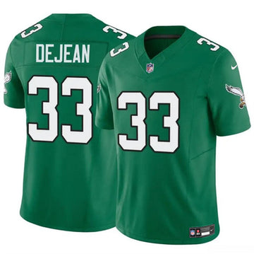 Cooper DeJean Philadelphia Eagles green Vapor jersey