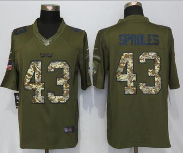 Darren Sproles Philadelphia Eagles green Salute To Service jersey