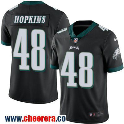 Wes Hopkins Philadelphia Eagles black Color Rush jersey