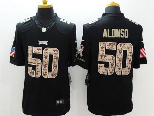 Kiko Alonso Philadelphia Eagles black Salute To Service jersey