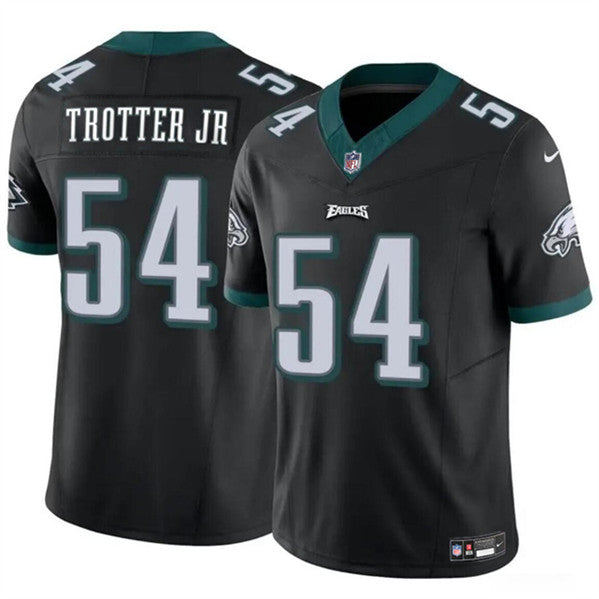 Jeremiah Trotter Jr Philadelphia Eagles black Vapor jersey