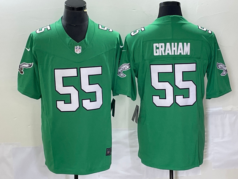 Brandon Graham Philadelphia Eagles green Vapor jersey