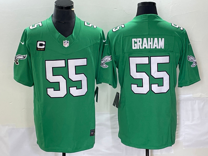 Brandon Graham Philadelphia Eagles green Vapor jersey