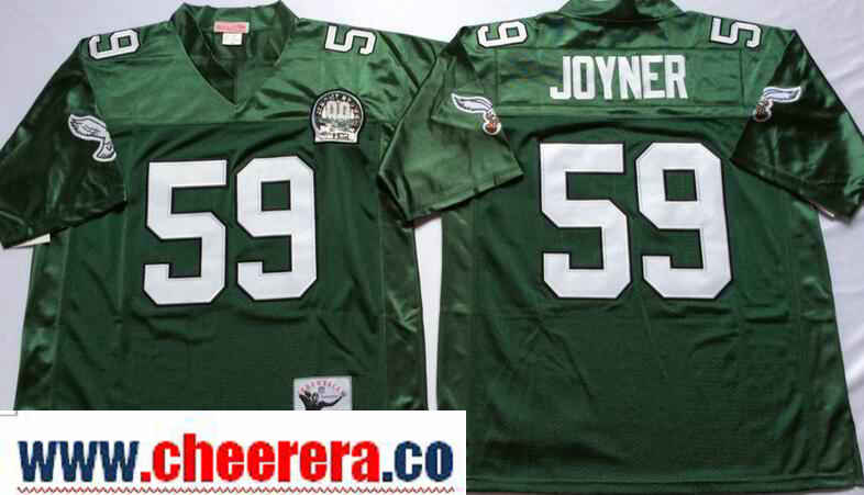 Seth Joyner Philadelphia Eagles green Throwback jersey