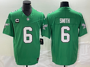 DeVonta Smith Philadelphia Eagles green Vapor jersey