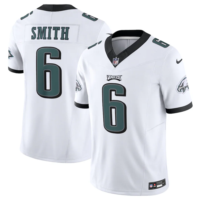 DeVonta Smith Philadelphia Eagles white Vapor jersey
