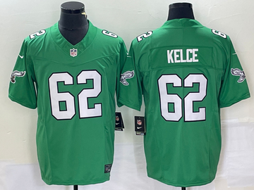 Jason Kelce Philadelphia Eagles green FUSE jersey