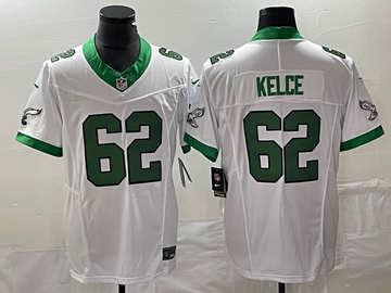 Jason Kelce Philadelphia Eagles white Vapor jersey
