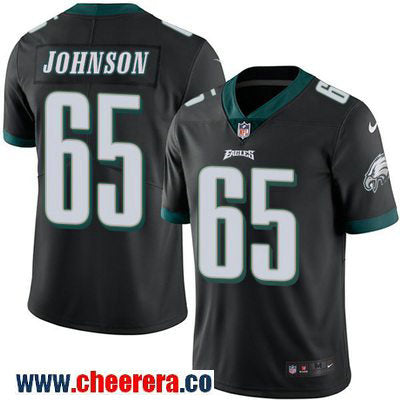 Lane Johnson Philadelphia Eagles black Color Rush jersey