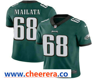 Jordan Mailata Philadelphia Eagles green Vapor jersey