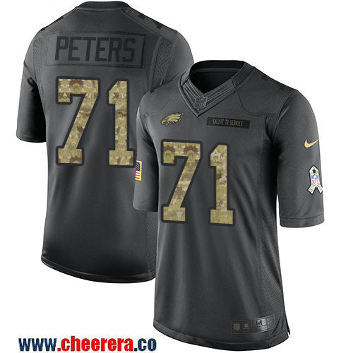 Jason Peters Philadelphia Eagles black Salute To Service jersey
