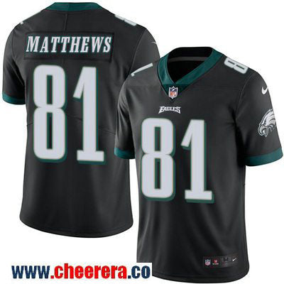 Jordan Matthews Philadelphia Eagles black Color Rush jersey