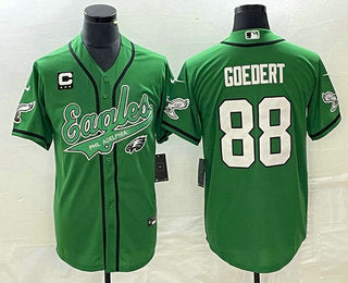 Dallas Goedert Philadelphia Eagles green jersey