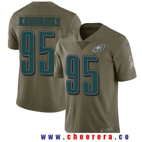 Mychal Kendricks Philadelphia Eagles olive Salute To Service jersey