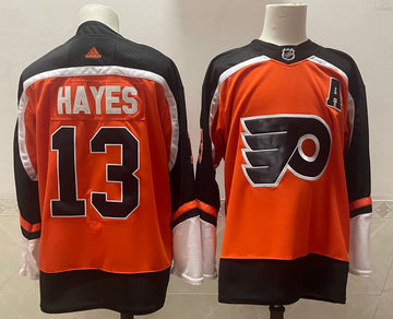 Kevin Hayes Philadelphia Flyers orange jersey